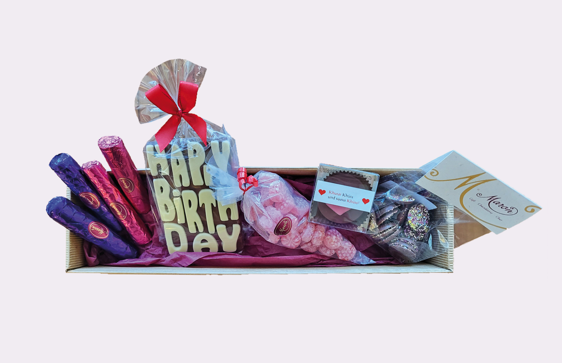 Geschenkpackung«Geburtstags-Kischtli»