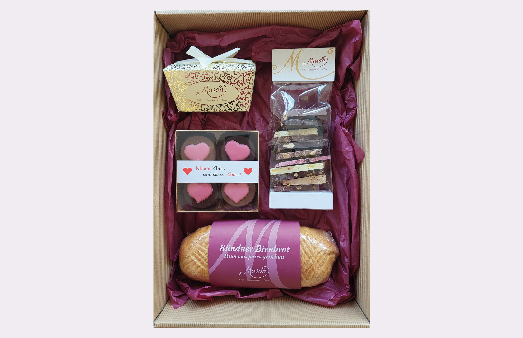 Geschenkpackung«Genuss-Kischtli»
